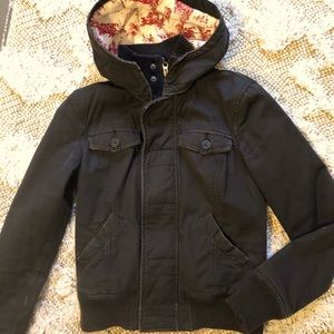 TNA - Aritzia Black Bomber Jacket